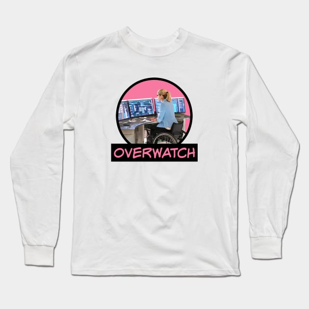 Overwatch - Felicity Smoak - Comic Book Text - Pink Long Sleeve T-Shirt by FangirlFuel